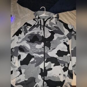 Nike DRI FIT zip hoodie LARGE